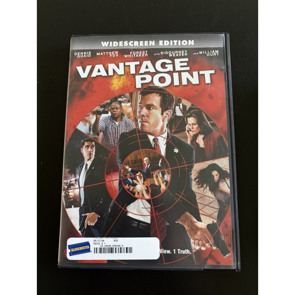 Vantage Point (2008, DVD, Widescreen) - Dennis Quaid, Matthew Fox, F. Whitaker